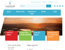 Tablet Screenshot of lommel.be